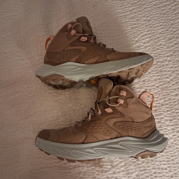 Hoka One One Anacapa 2 Mid Gore Tex   Dune Ice Flow Women's Size 11b NWOB - Picture 3 of 12